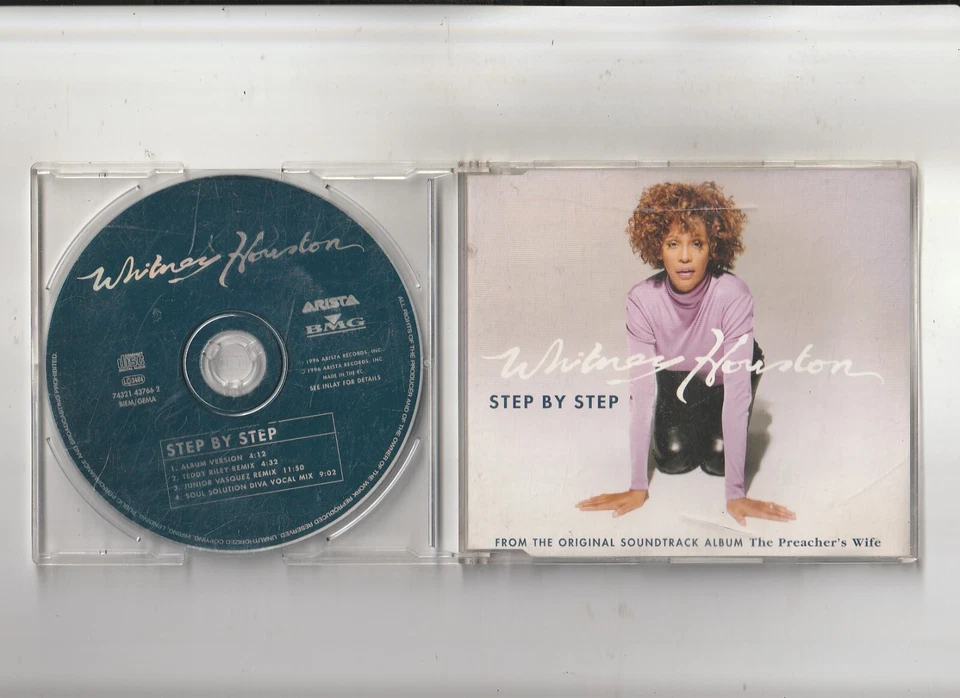 Whitney Houston Step By Step Maxi CD - Bild 1 von 1