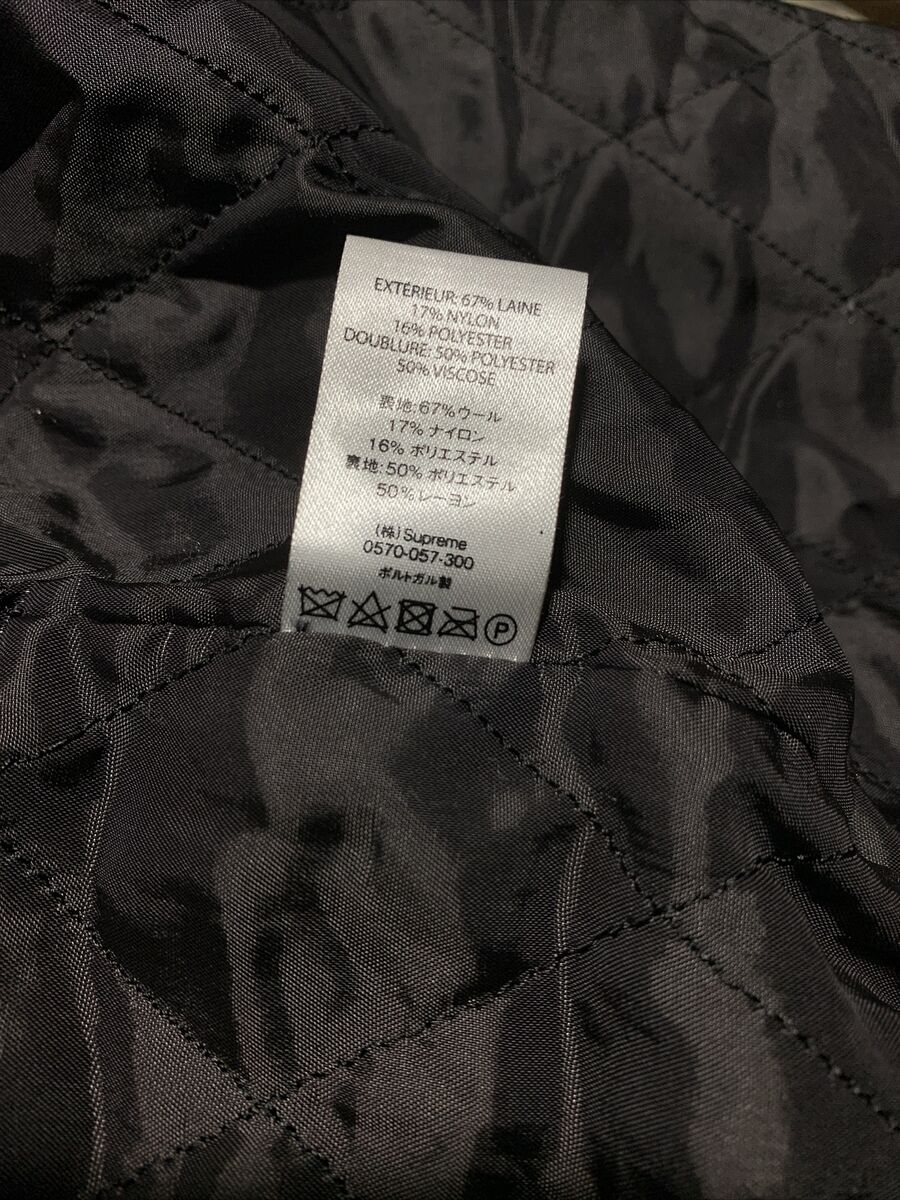 Supreme Script Logos Wool Overcoat Sz L | eBay Supreme Script Logos Wool Overcoat Sz L | eBay