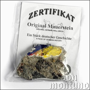 10 Pack Of Berlin Wall Pieces Certificate Authentic Historic German Artifact Ebay