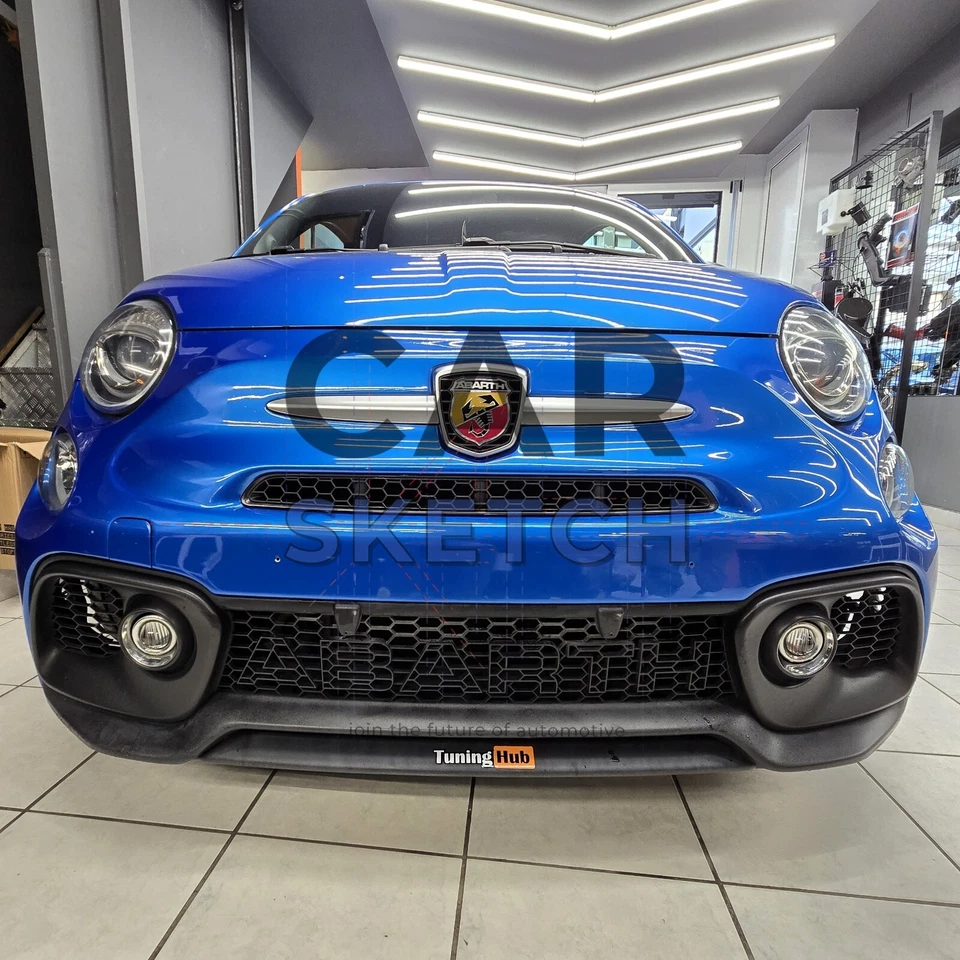 Inserções de favo de mel para grelha frontal Abarth 595/695 - Imagem 2 de 4