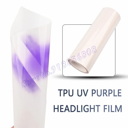 Automotive TPU Headlight Protect Film Self-healing Hot Repair Scratches UV Film - Picture 2 of 16