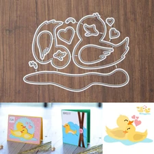 Loving Ducks w Puddle & Hearts Cutting Embossing Dies – Mother’s Day Baby +
