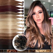 REAL THICK 100 Remy Human Hair Extensions Micro Ring Loop Nano Ring Bead Tip 1G