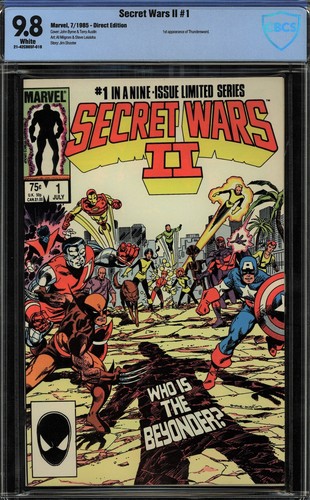 Secret Wars II #1 CBCS 9.8 NM/MT WP 1st Cameo Beyonder! 1985 Like CGC 
