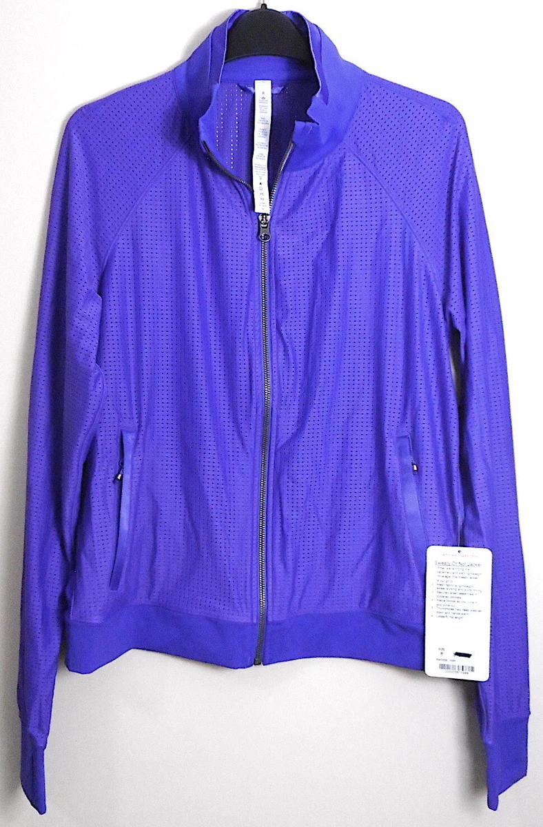 Lululemon 女式运动服紫色尼龙内衬| eBay
