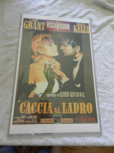Cary Grant & Grace Kelly Caccia Al Ladro ALFRED HITCHCOCK movie poster HP4047 - Picture 2 of 5