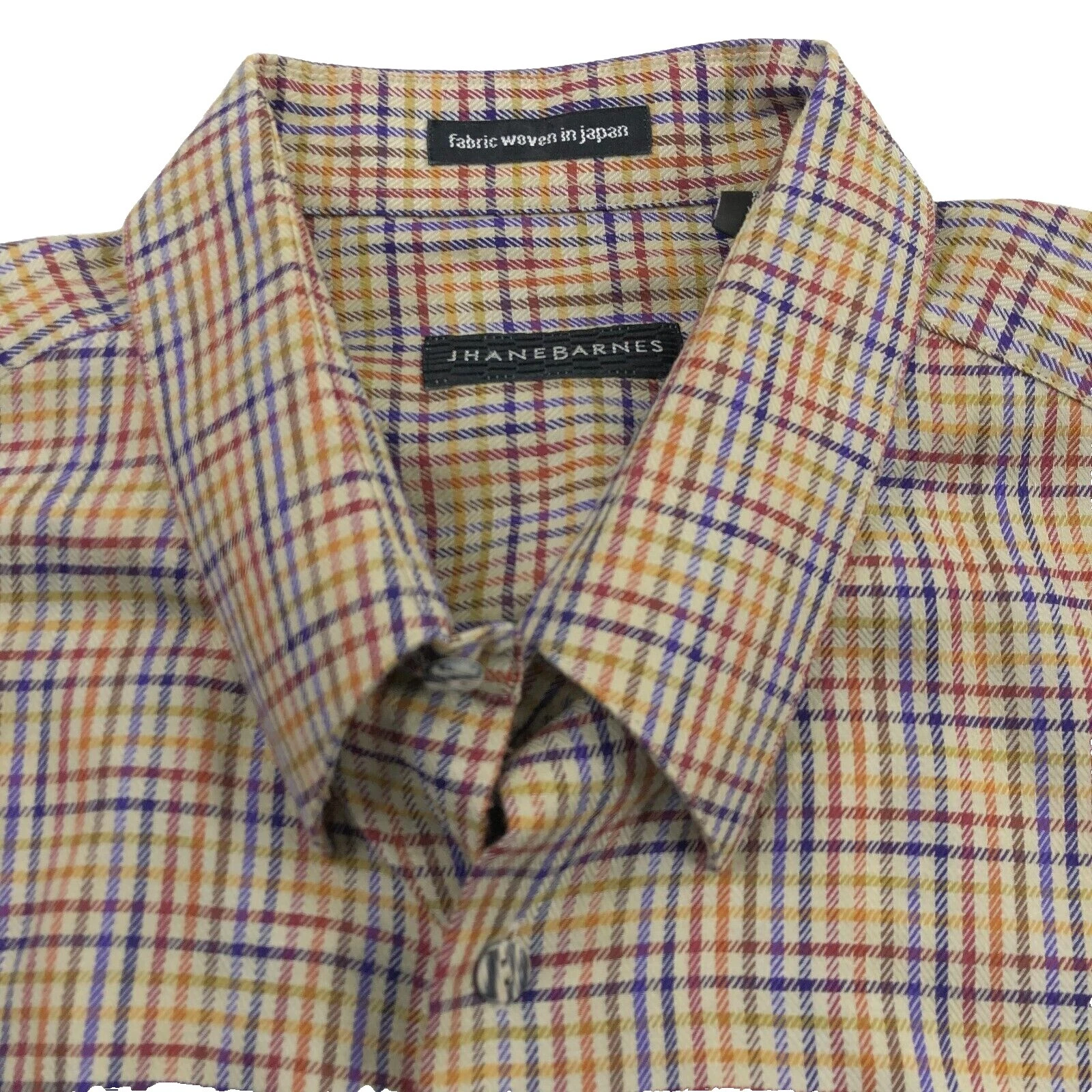 Multicolor a Cuadros Camisas de vestir para hombres Jhane Barnes