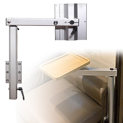 Upgrade Rv Table Leg with Folding Table Top, Swivels 360 Degrees Removable