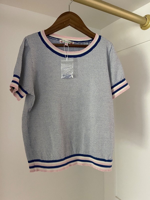 New Size 10y old Bonpoint  Super stylish, cute and soft short sleeves top