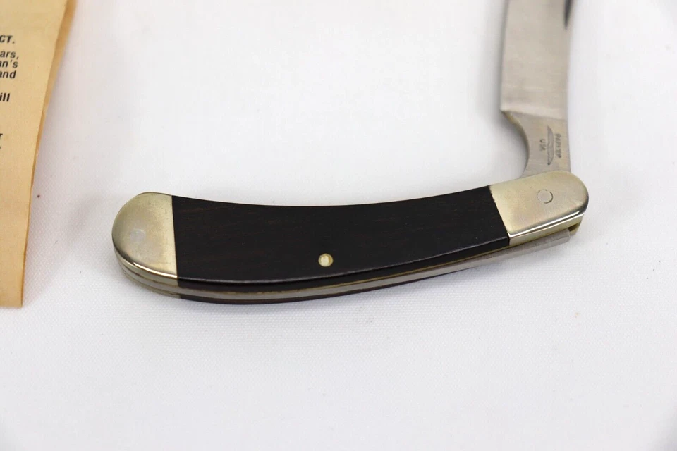 Faca de barbear Parker Edwards Alabama EUA bolso A1098P nova na caixa - Imagem 2 de 4