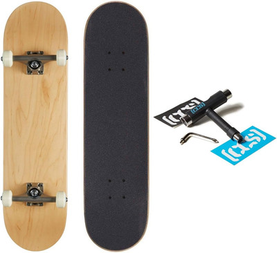 Blank Skateboard Complete | Plain Natural Maple Wood | Professional Grade | Full