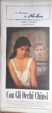 locandina playbill CINEMA CON GLI OCCHI CHIUSI FRANCESCA ARCHIBUGI