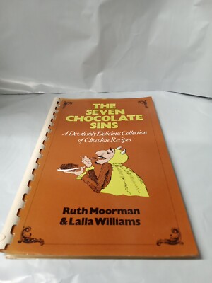The Seven Chocolate Sins A Devilishly Collection Cookbook 1979 SPIRAL Bound F.E