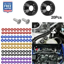 20PCS -For JDM Billet Aluminum Fender Bumper Washer/Bolt Engine Bay Dress Up Kit