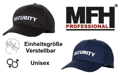Security Cap Einsatz Kappe Schirmmütze Mütze Sicherheitdienst Wachdienst Patrol