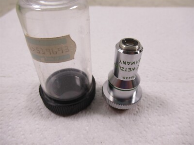 Leitz Wetzlar 519436 EF L 20x Microscope Objective Lens PHACO 1 0.32