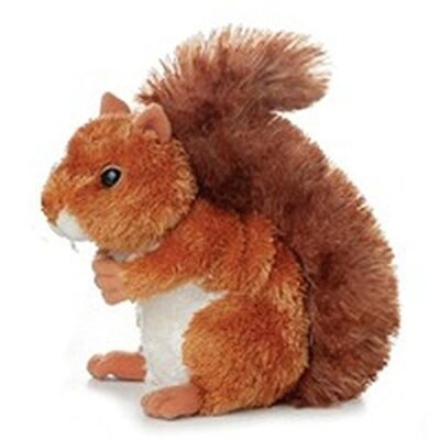 Aurora Mini Flopsie - 8'' Nutsie Red Squirrel 30531 Plush Stuffed Animal Toy