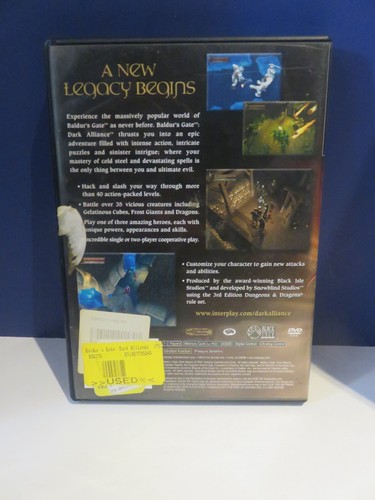 Sony Playstation 2 PS2 Game Dark Alliance - Picture 2 of 3