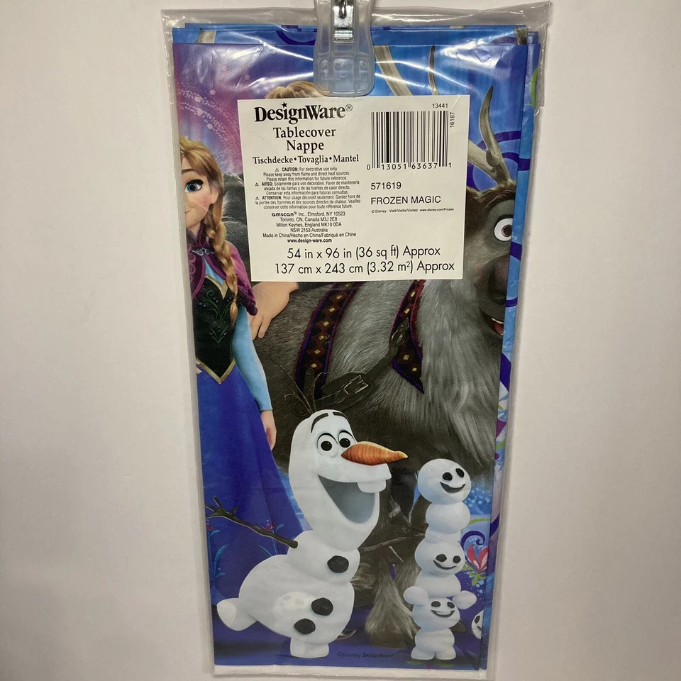 DISNEY ЗАМОРОЖЕННАЯ ВИСЯЧАЯ ФОЛЬГА ВИХРЕВЫЕ УКРАШЕНИЯ И ОБЛОЖКА СТОЛА Товары для вечеринок - Изображение 4 из 4