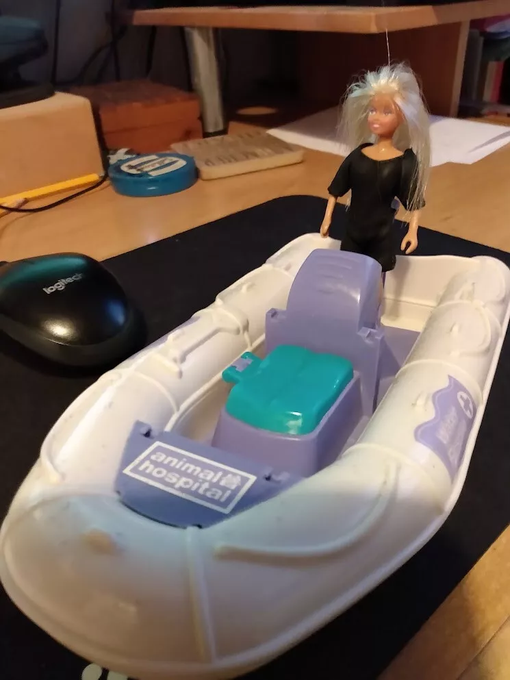 Animal boat best sale toy