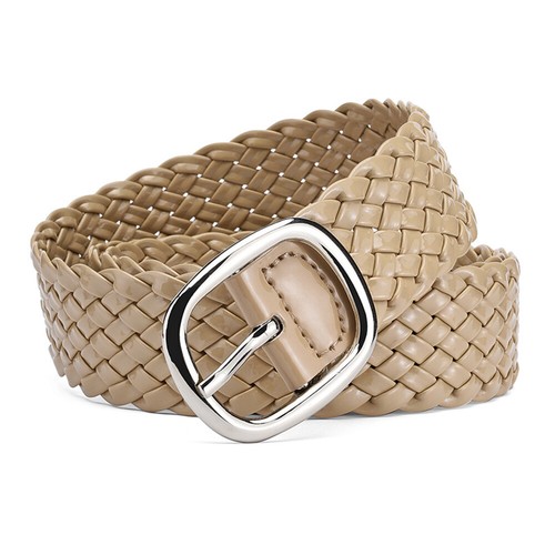 Ladies Womens Wide Braided Woven Straw Waist Belt Alloy Buckle Belts Waistbelt ✔ - Picture 14 of 28