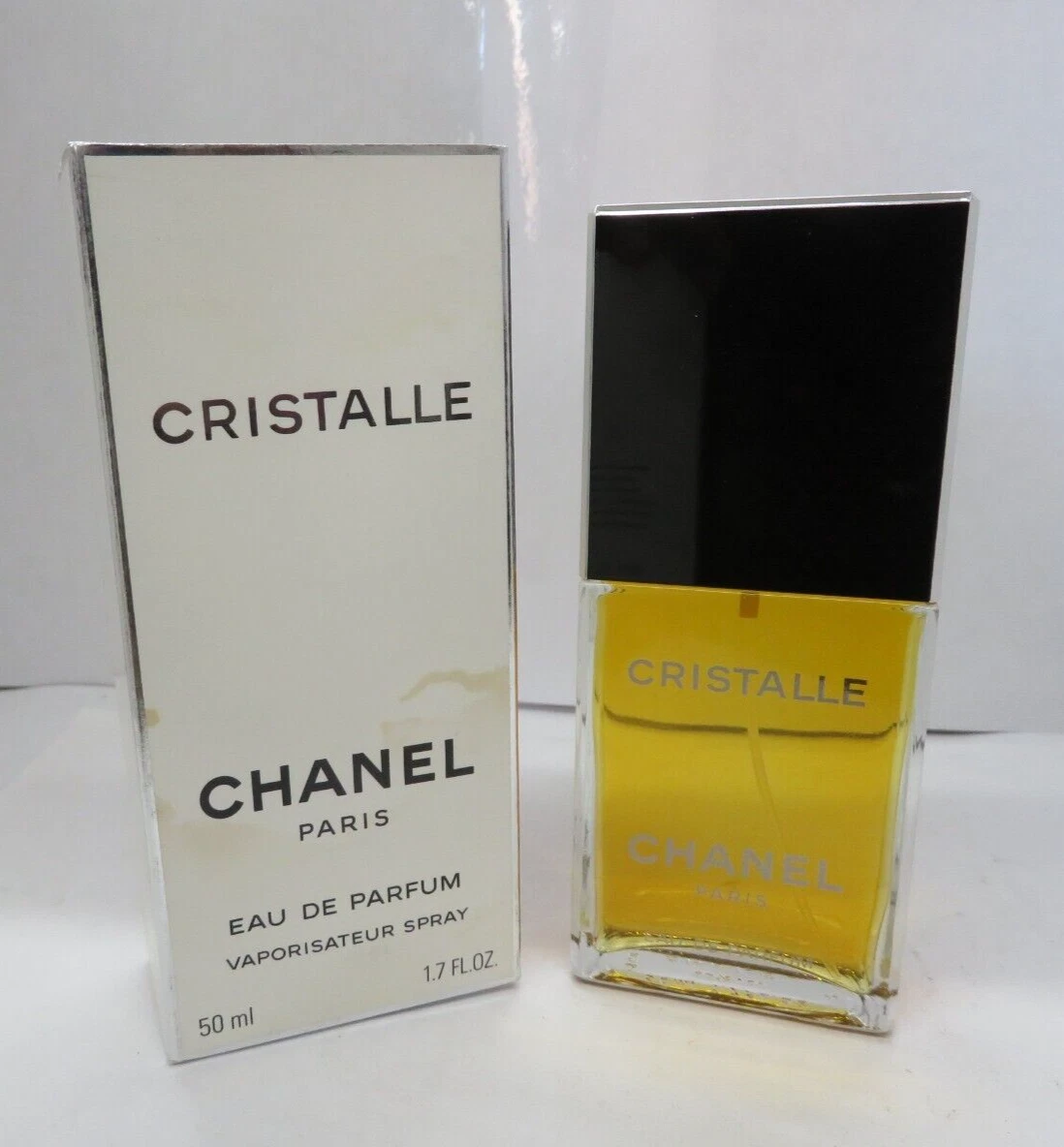 CRISTALLE BY CHANEL EAU DE PARFUM SPRAY 1.7 oz/50 ml VINTAGE READ DESCR