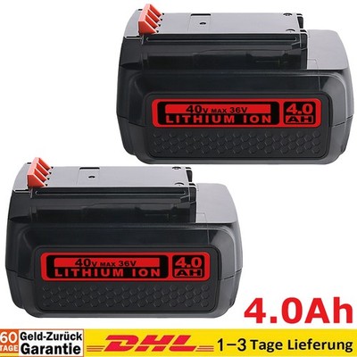 2X 36V 4,0Ah Akku Für Black & Decker Li-Ion LBXR36 LBX2040 BL20362 LHT2436 LSW36