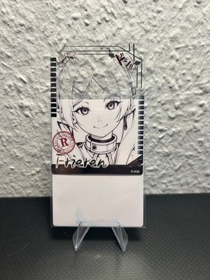 Genki Parade 2 R Black & White Reveal Karte Anime Waifu ACG 008 Frieren