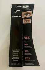 IT COSMETICS SUPERHERO ELASTIC STRETCH VOLUMIZING MASCARA SUPER BLACK .30 fl oz