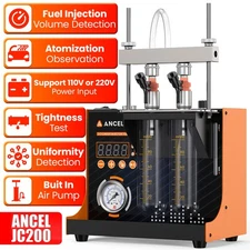 ANCEL JC200 Fuel Injector Cleaner Tester Machine Auto Ultrasonic Injector Tester