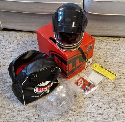 Bell Bullitt Carbon Motorradhelm Candy Blue Gr. S