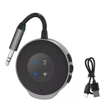 Bluetooth 5.3 Audio Receiver Transmitter Stereo Music 3.5mm AUX Wireless Adapter