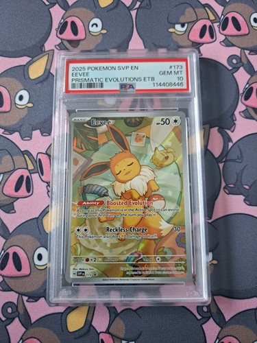 Eevee 173 SVP Black Star Promo Illustration Rare PSA Graded 10 Gem Mint English