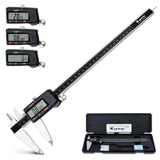 Kynup Micrometer Caliper Tool, 12Inch Digital Caliper, Vernier Caliper with Stai