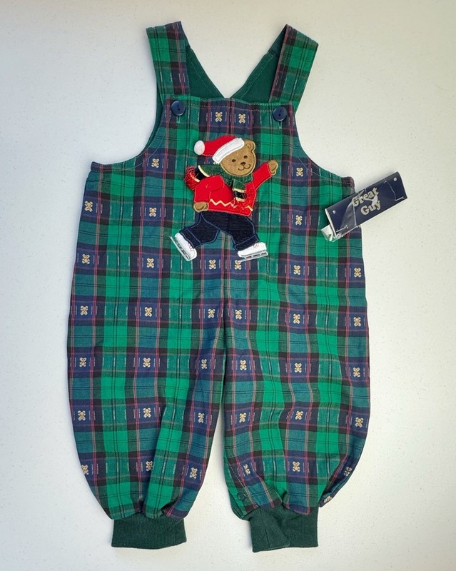 NWT Great Guy Bear Overall One Piece 6-9 Months