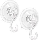 2PCS Heavy Duty Suction Cup Hook Christmas Wreath Suction Cup Wall Hooks Kitchen