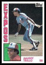 1984 Topps Manny Trillo #180 Montreal Expos MLB Baseball Base Set