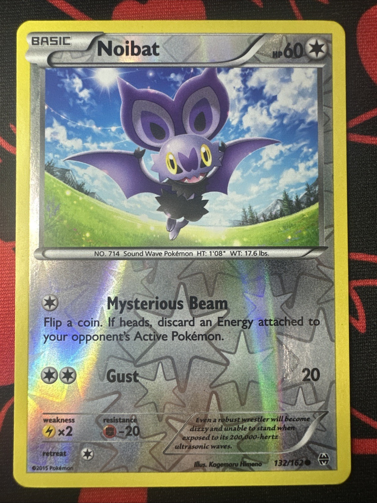 Noibat (132) Reverse Holo Common BKT XY - BREAKthrough 132/162 LP-NM