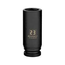 Powerbuilt 1/2 Inch Drive x 23 MM 6 Point Deep Impact Socket - 647290