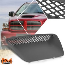 For 04-05 Dodge Ram Srt-10 Diamond Mesh Scoop Moulding Style Hood Vent Cover