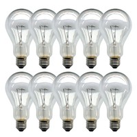 10 X GlüHbirne 150W Klar E27 GlüHlampe 150 Watt GlüHbirnen GlüHlampen Birnen