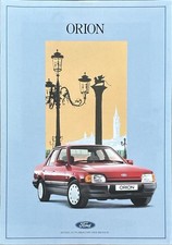 Ford Orion brochure brochure Depliant 07/1988