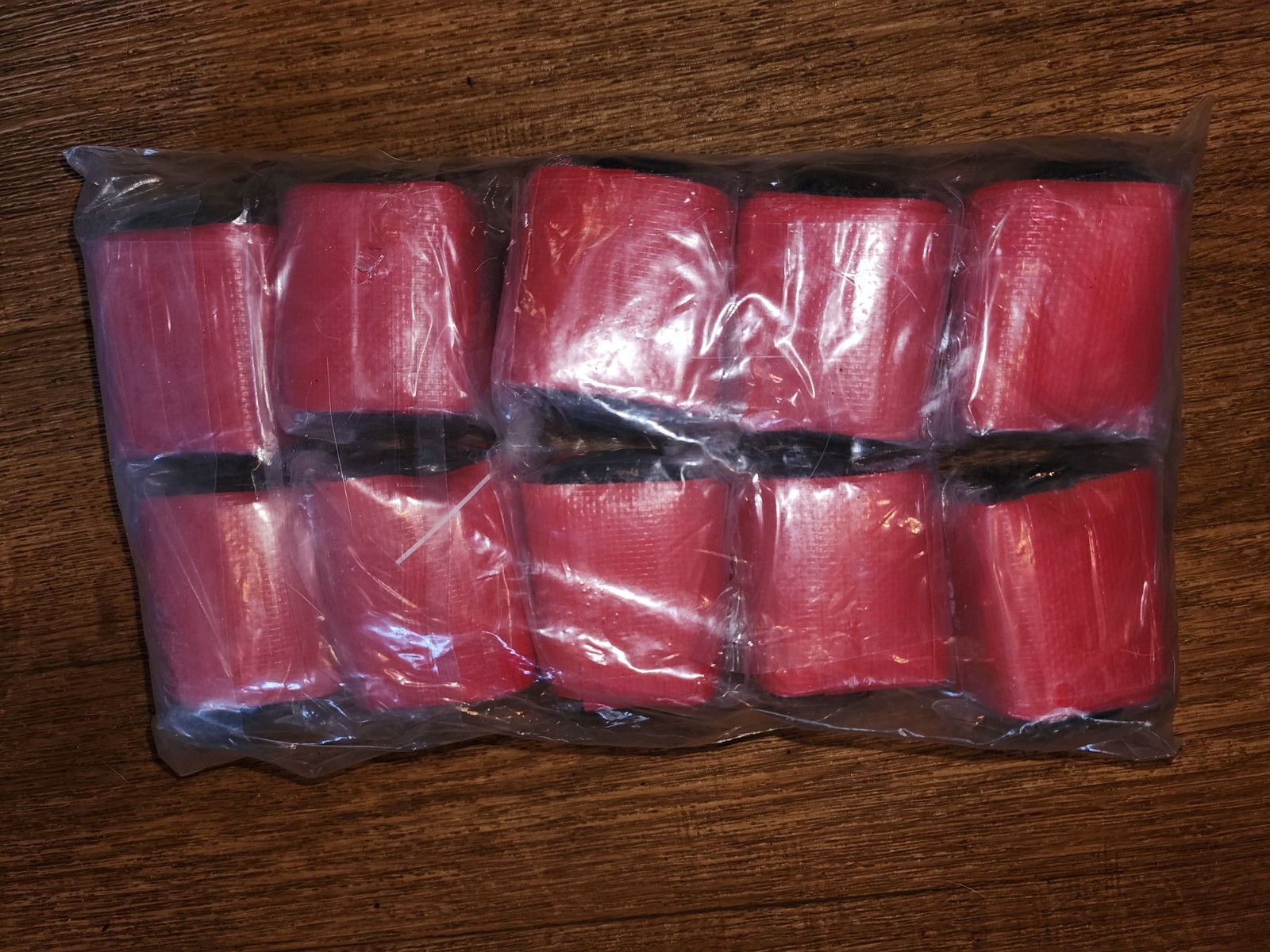 New Flag Football Triple Flag Set (12 Belts w/ Flags) Red i9 Sports LOGO SZ MED