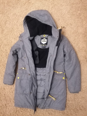 Schmuddelwedda Damen Winterjacke warm Parka grau Gr.L Jacke
