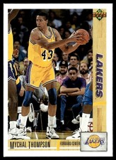 1991-92 Upper Deck Mychal Thompson Los Angeles Lakers #150
