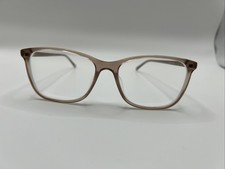 Zenni 4437019 Square Eyeglasses Frame Light Pink Crystal