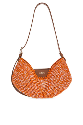 LOEWE $1990 Medium Swing Bright Orange/Pink Shoulder Bag New & Authentic