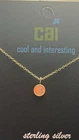925 Gold Over Sterling Silver Lower Case Initial j Pendant Necklace NEW