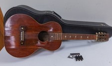 Chitarra da salotto anni 20 non marcata legno di koa perlato? - Ha bisogno di TLC