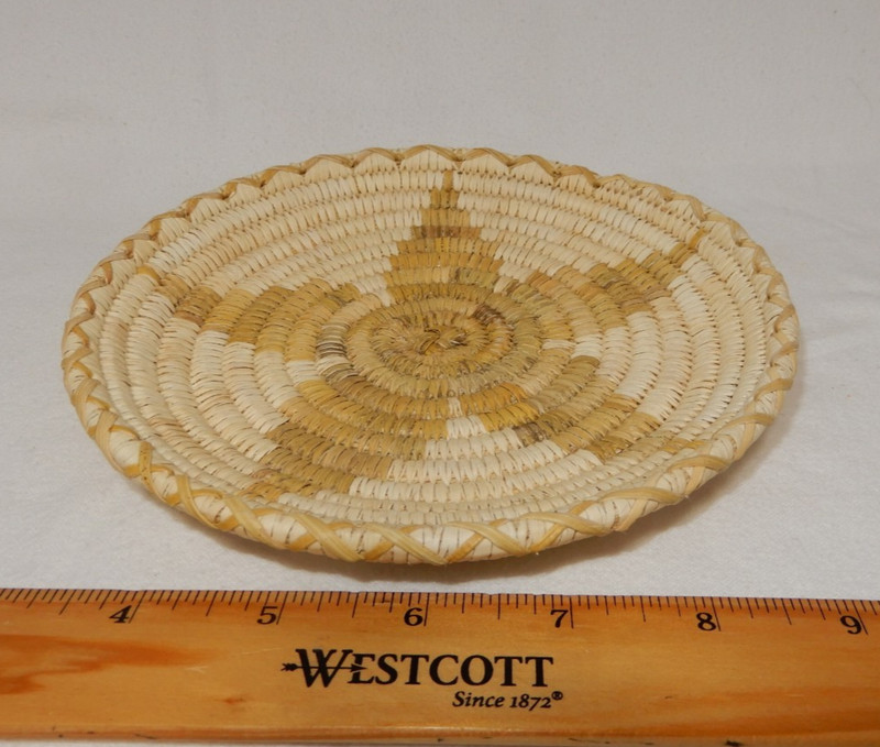 Native American (Akimel O'odam) Star Basket Handwoven with Natural Materials